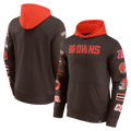 Fanatics - NFL - Colorblock Badge Fleece Hoodie - Cleveland Browns