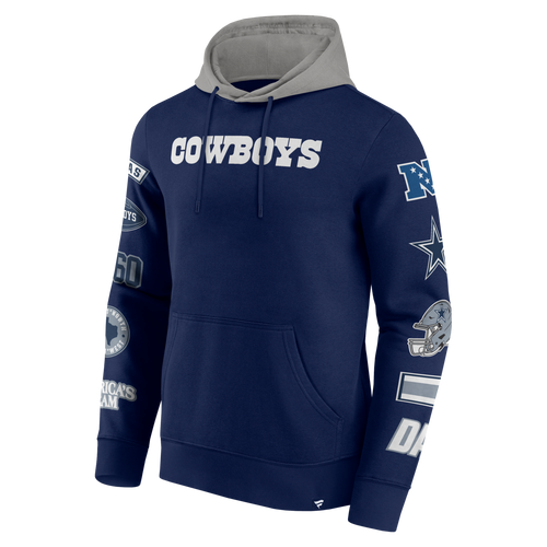 Fanatics - NFL - Colorblock Badge Fleece Hoodie - Dallas Cowboys