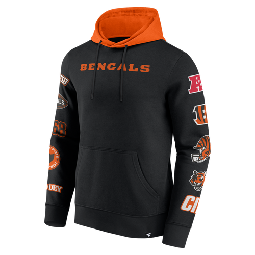 Fanatics - NFL - Colorblock Badge Fleece Hoodie - Cincinnati Bengals