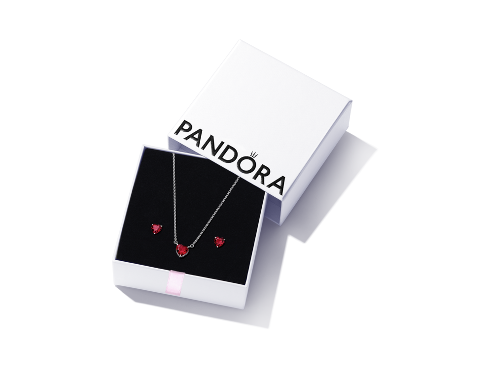 Pandora Sparkling Red Heart Gift Set