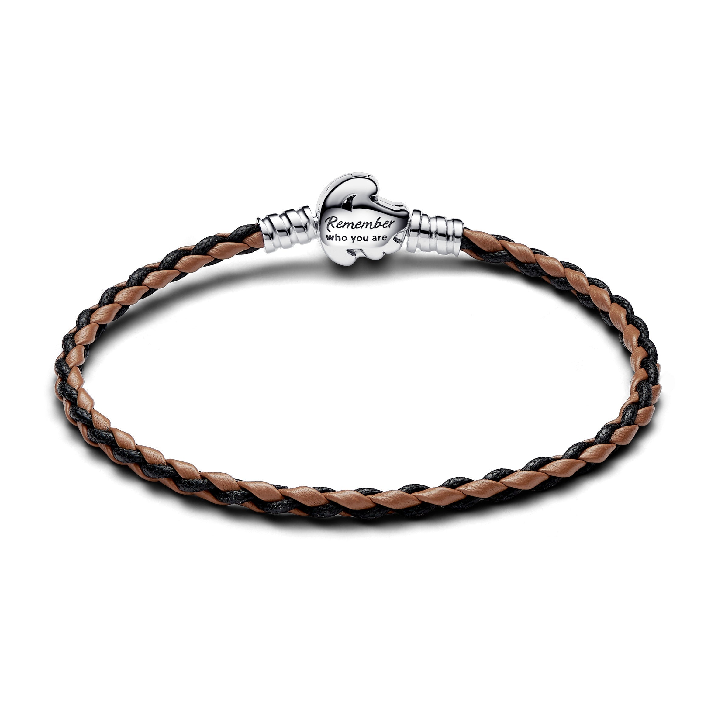 Pandora Disney The Lion King Clasp Pandora Moments Braided Leather Bracelet