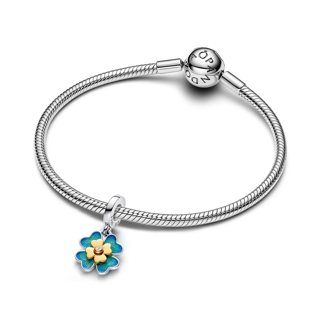 Pandora 2025 Four Leaf Clover Lab-Grown Diamond Dangle Charm