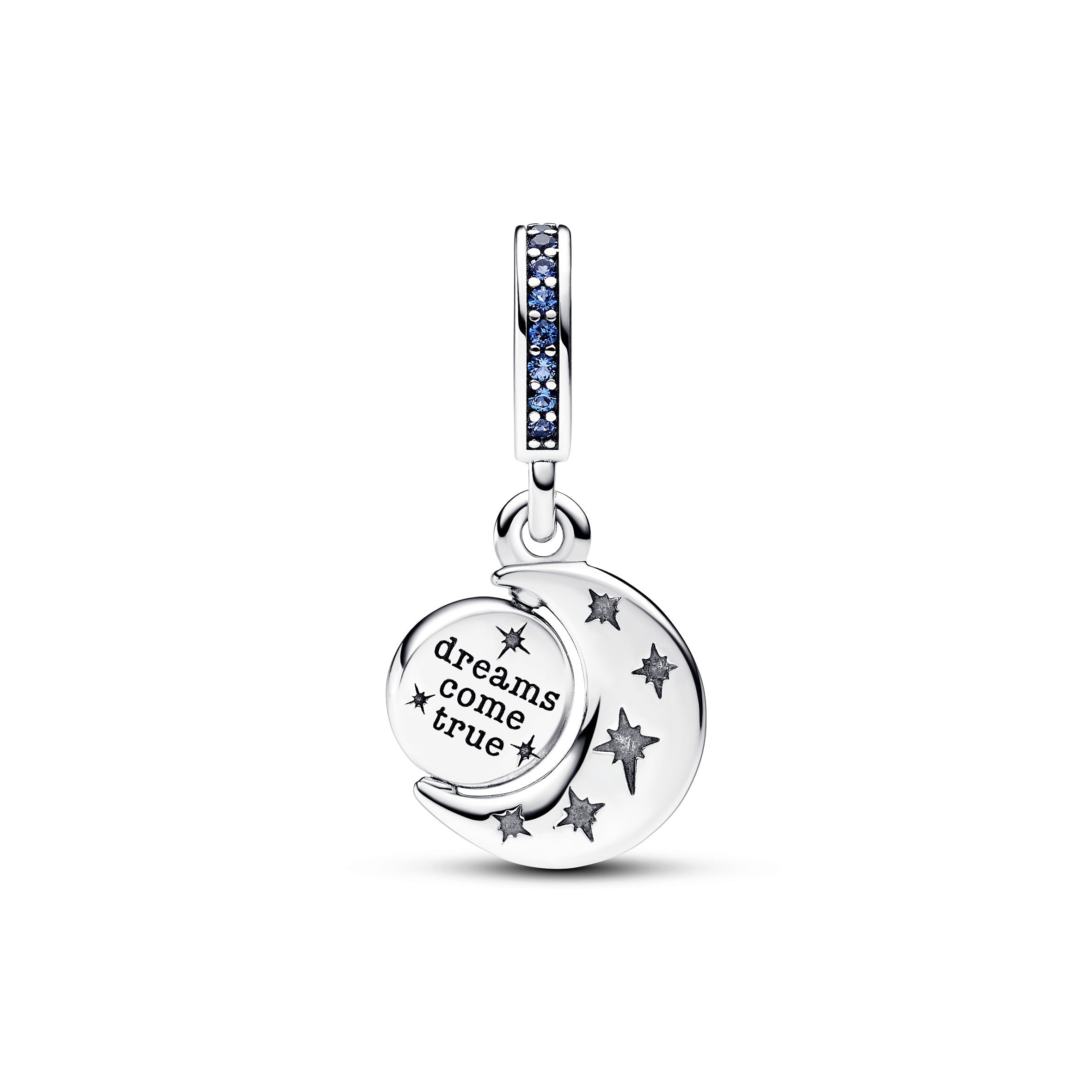 Pandora Sparkling Moon Spinning Dangle Charm