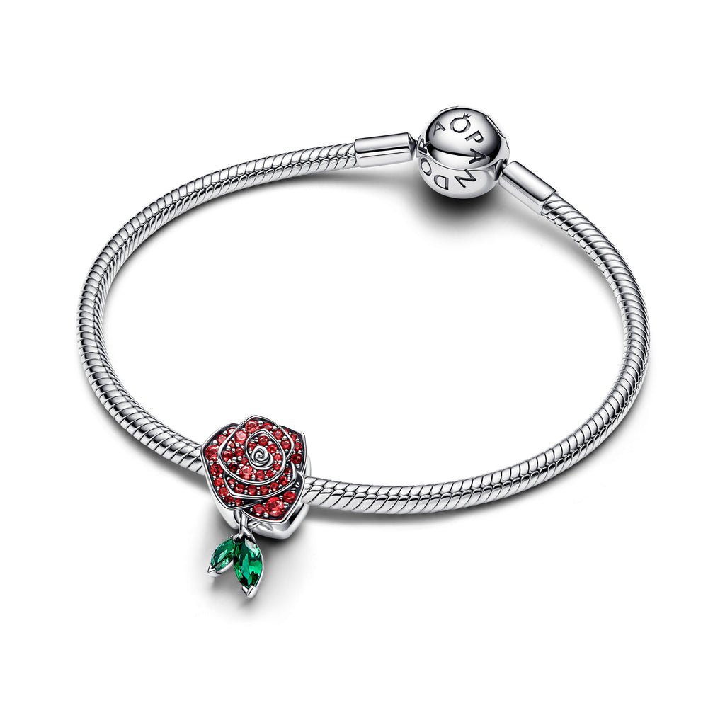 Pandora Sparkling Rose in Bloom Charm