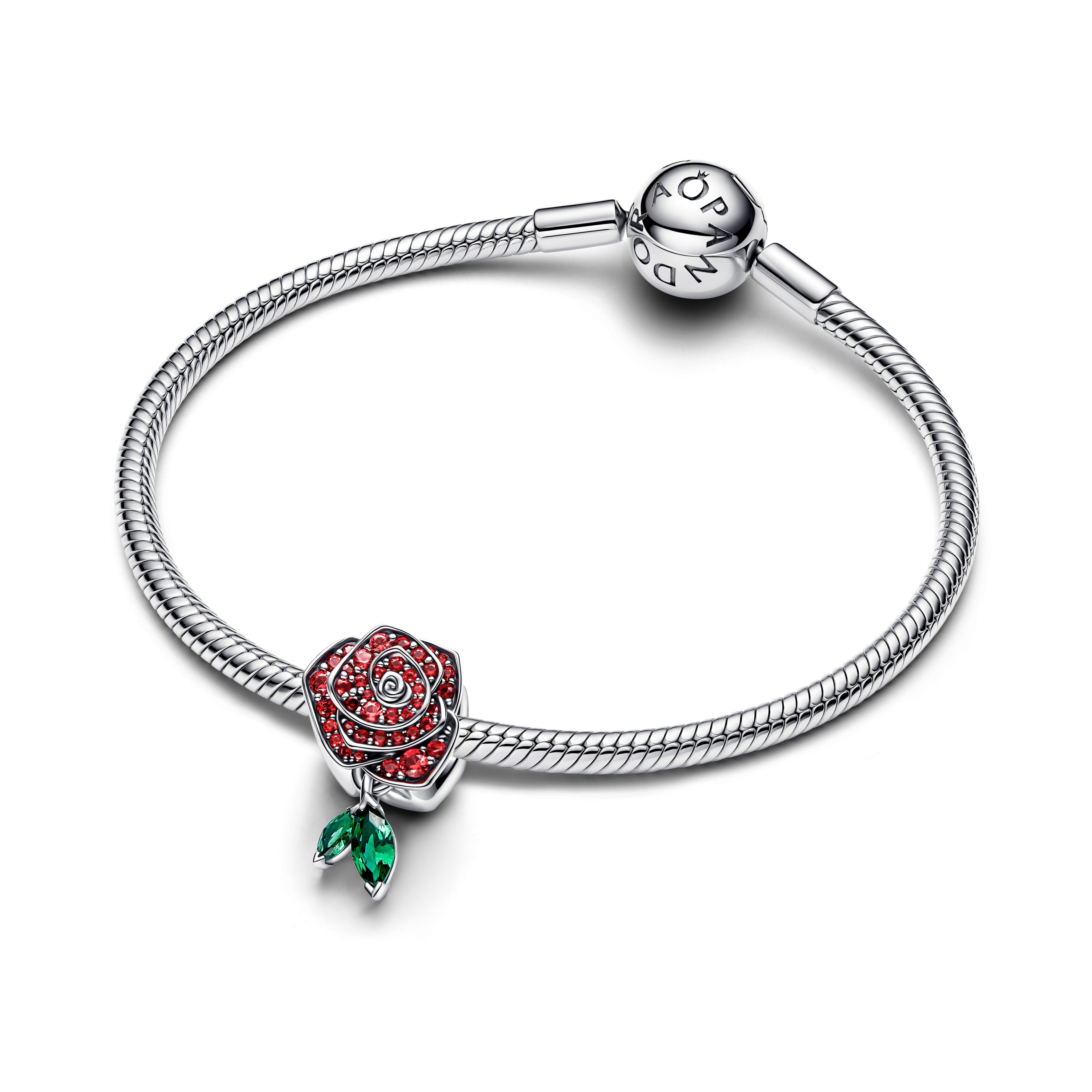 Pandora Sparkling Rose in Bloom Charm