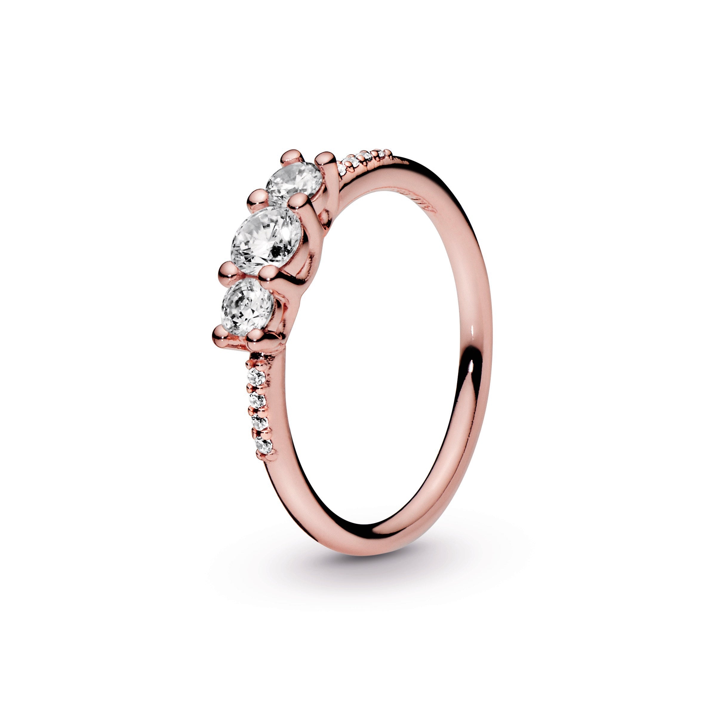 Pandora Clear Three-Stone Ring