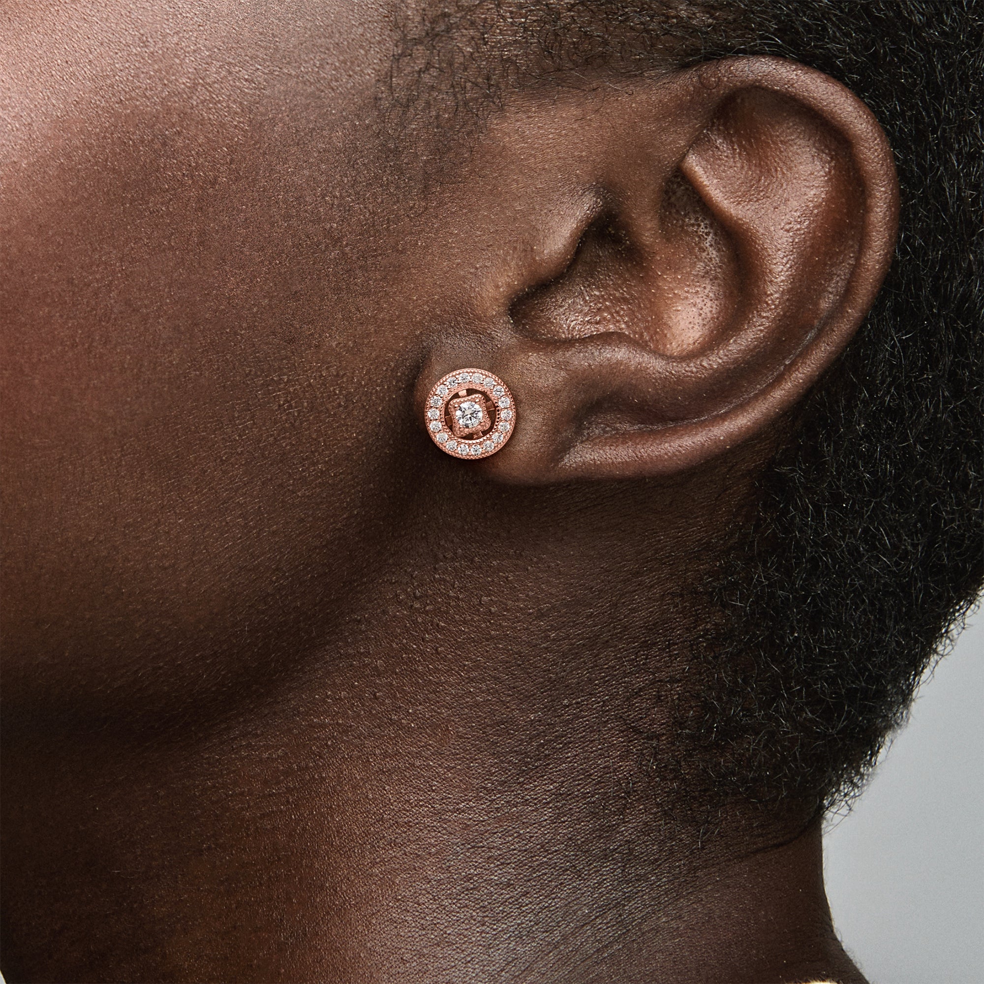 Pandora Vintage Circle Stud Earrings