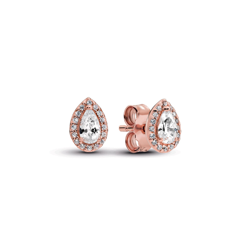 Pandora Teardrop Halo Stud Earrings