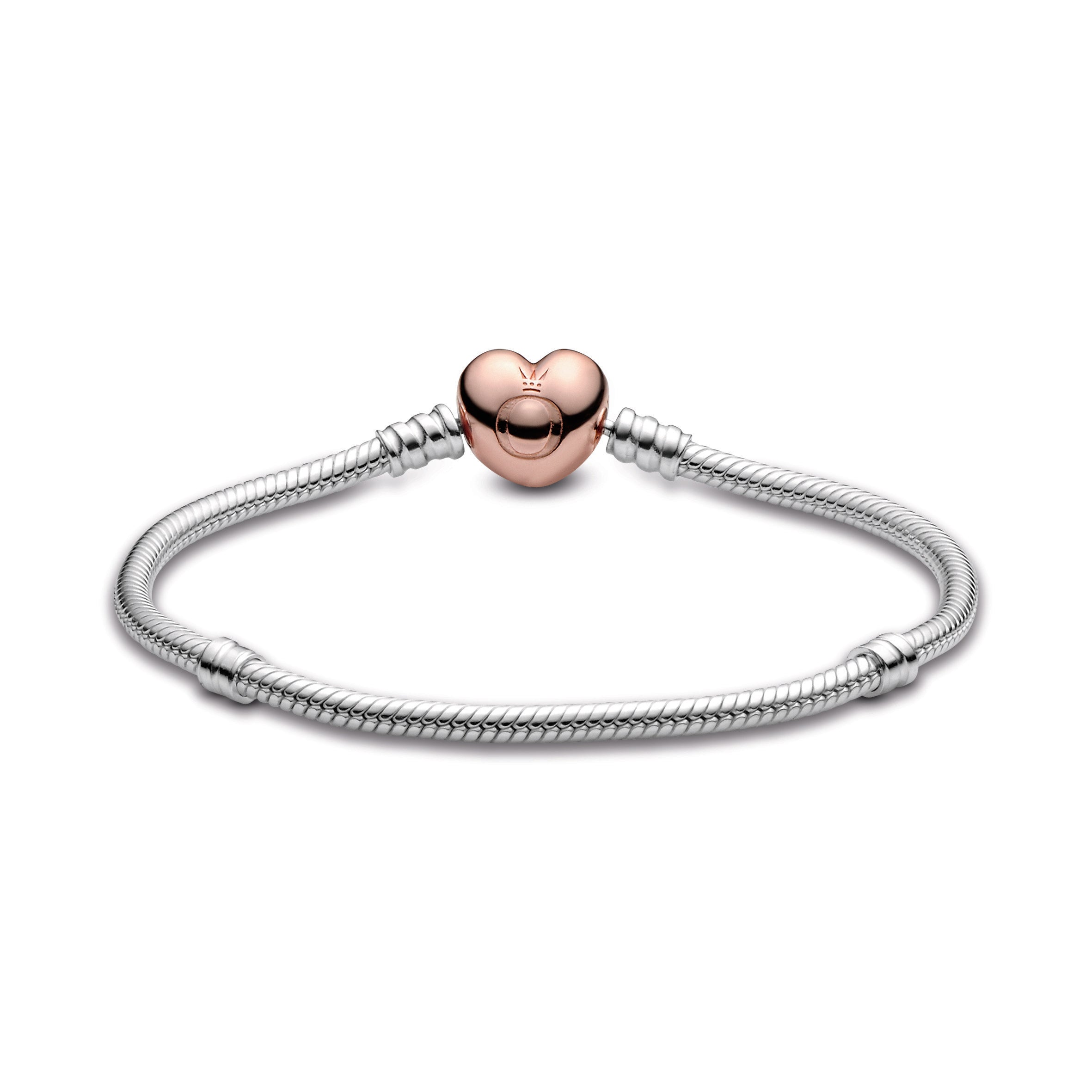 Pandora Moments Heart & Snake Chain Bracelet