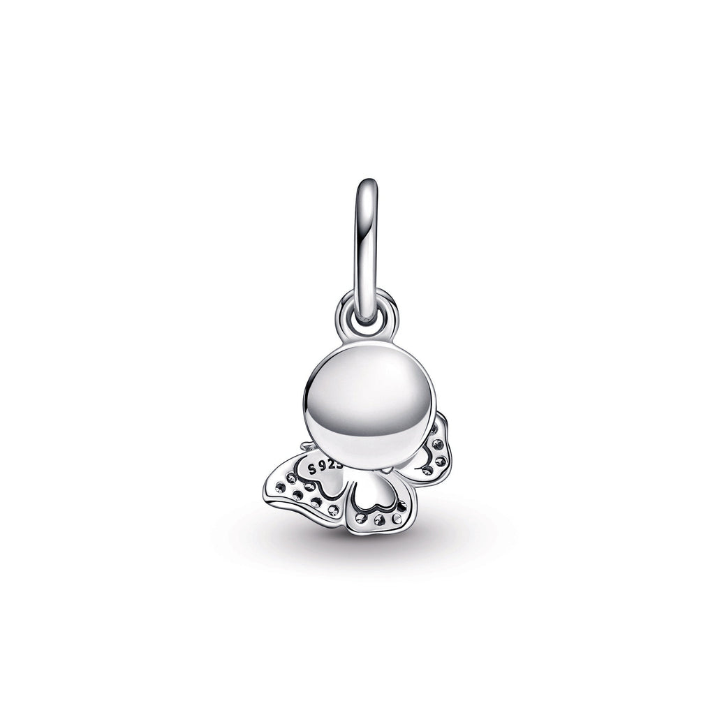 Pandora Blue Butterfly & Quote Double Dangle Charm