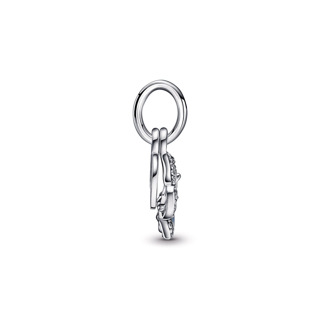Pandora Blue Butterfly & Quote Double Dangle Charm