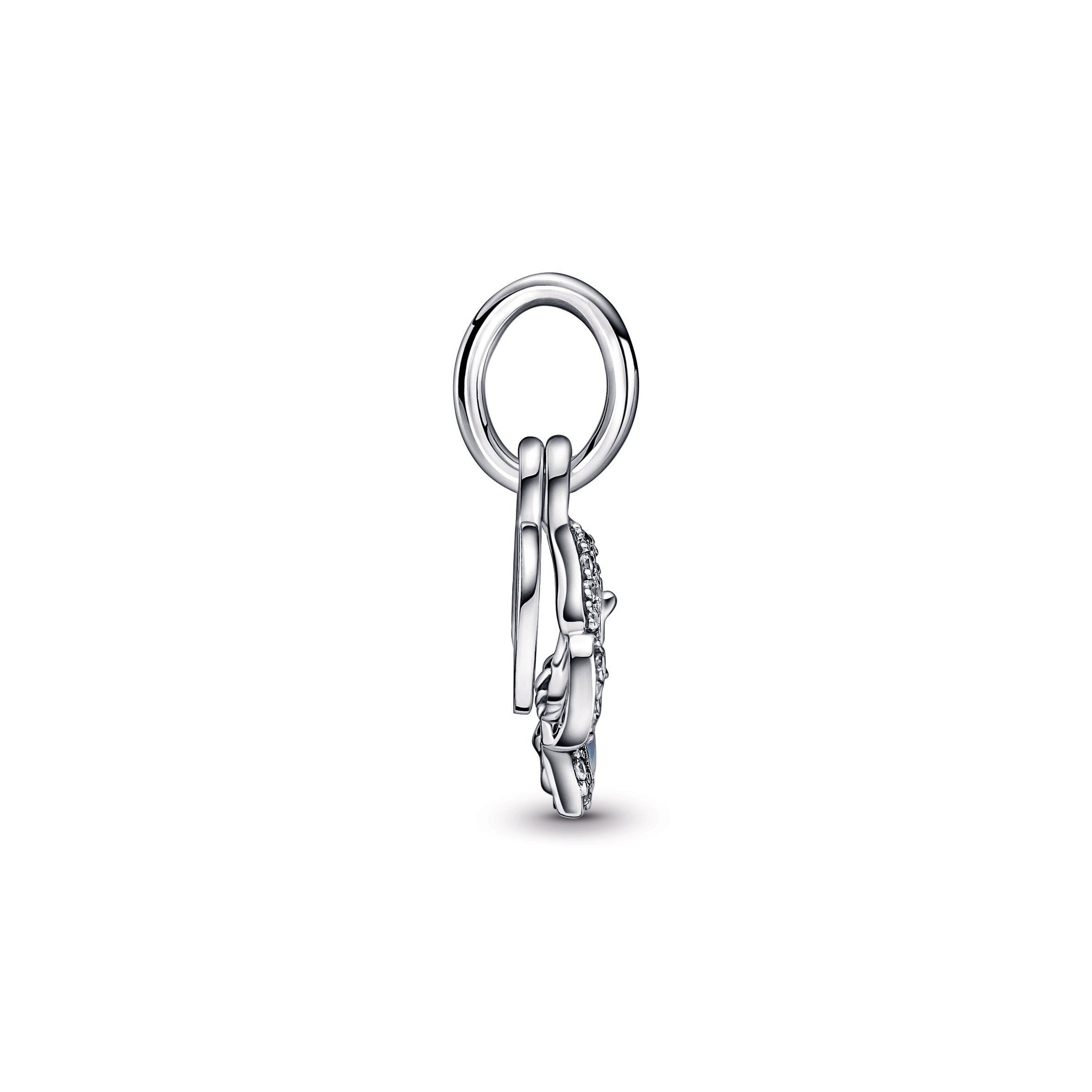 Pandora Blue Butterfly & Quote Double Dangle Charm