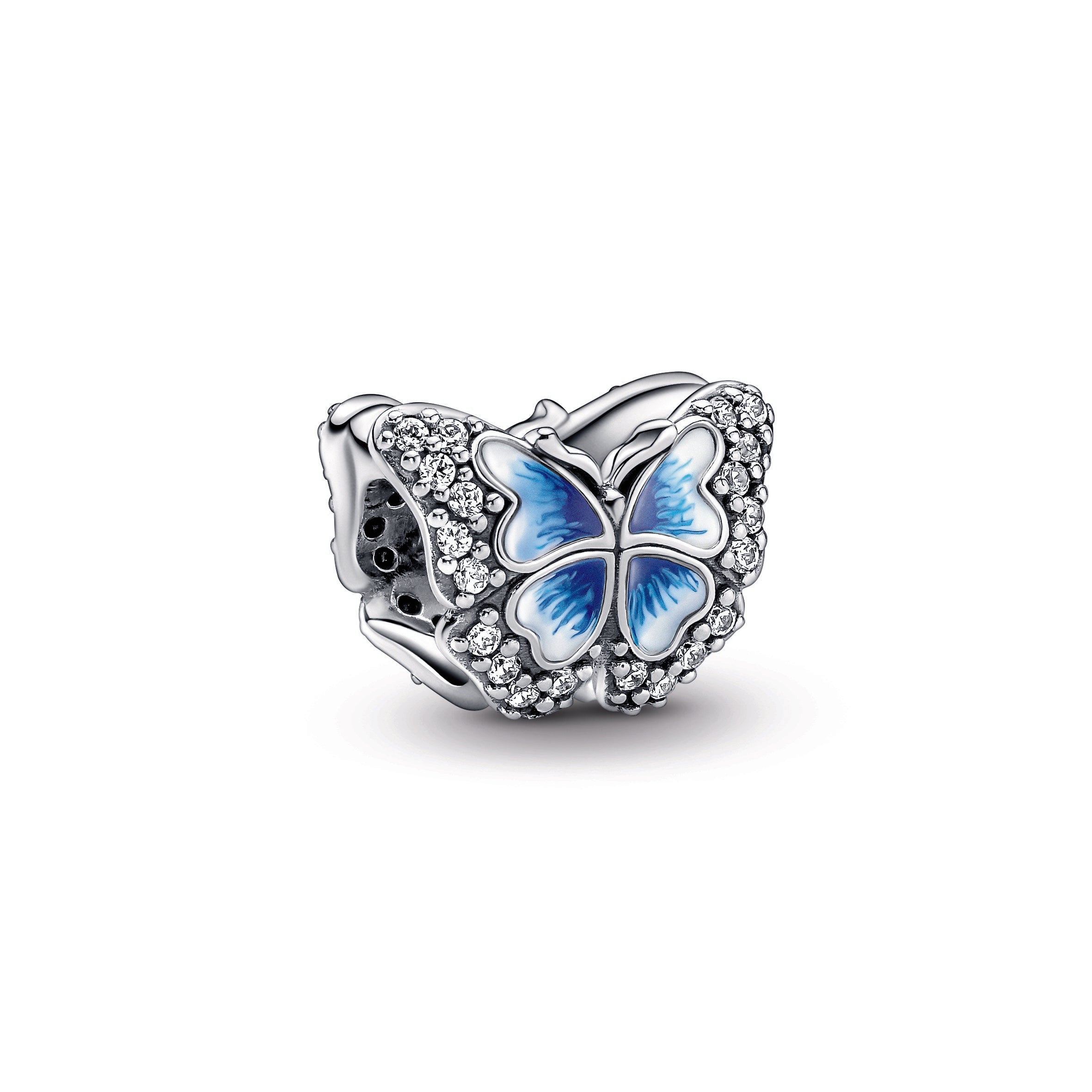 Pandora Blue Butterfly Sparkling Charm