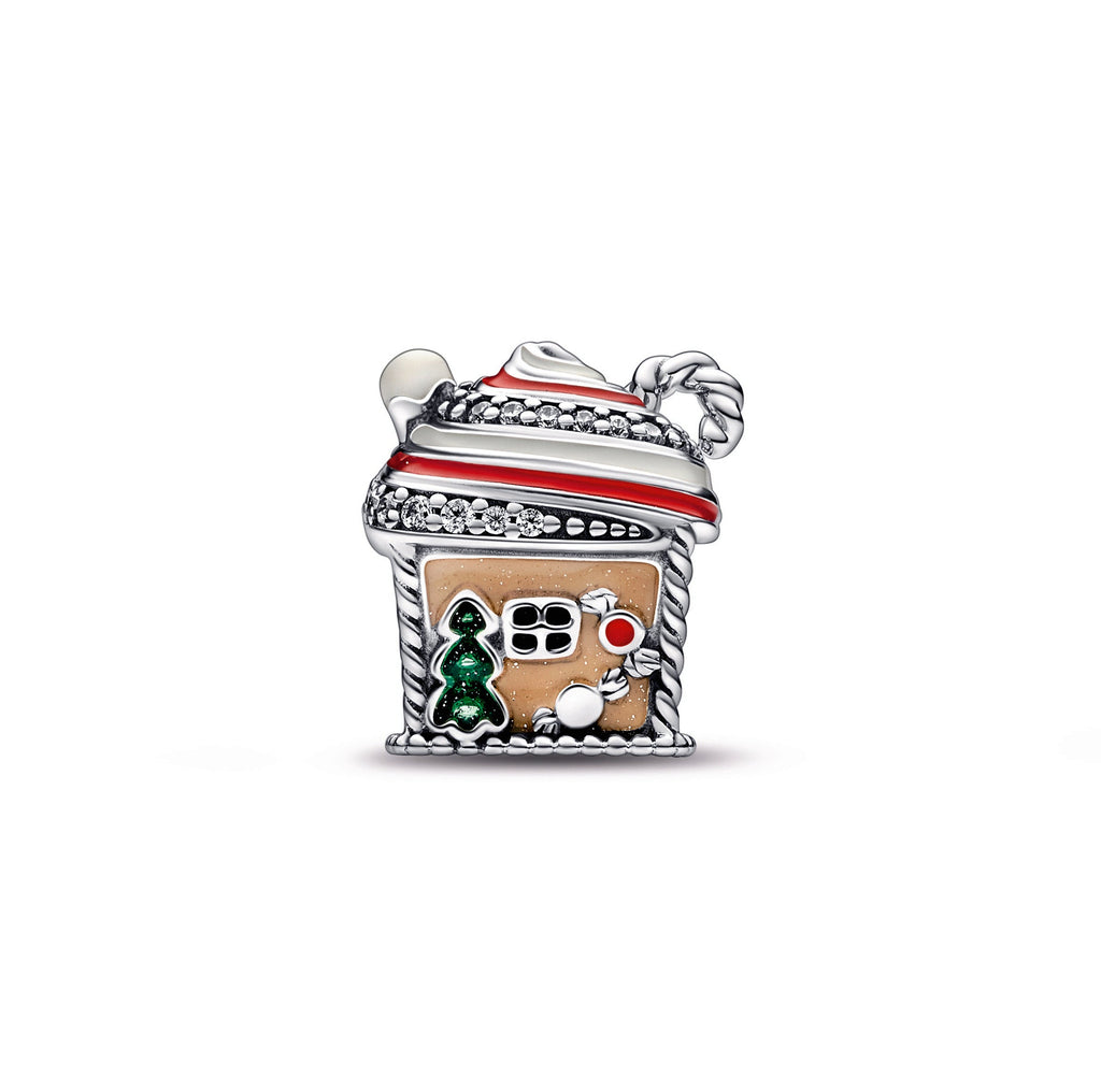 Pandora Festive Gingerbread House Charm