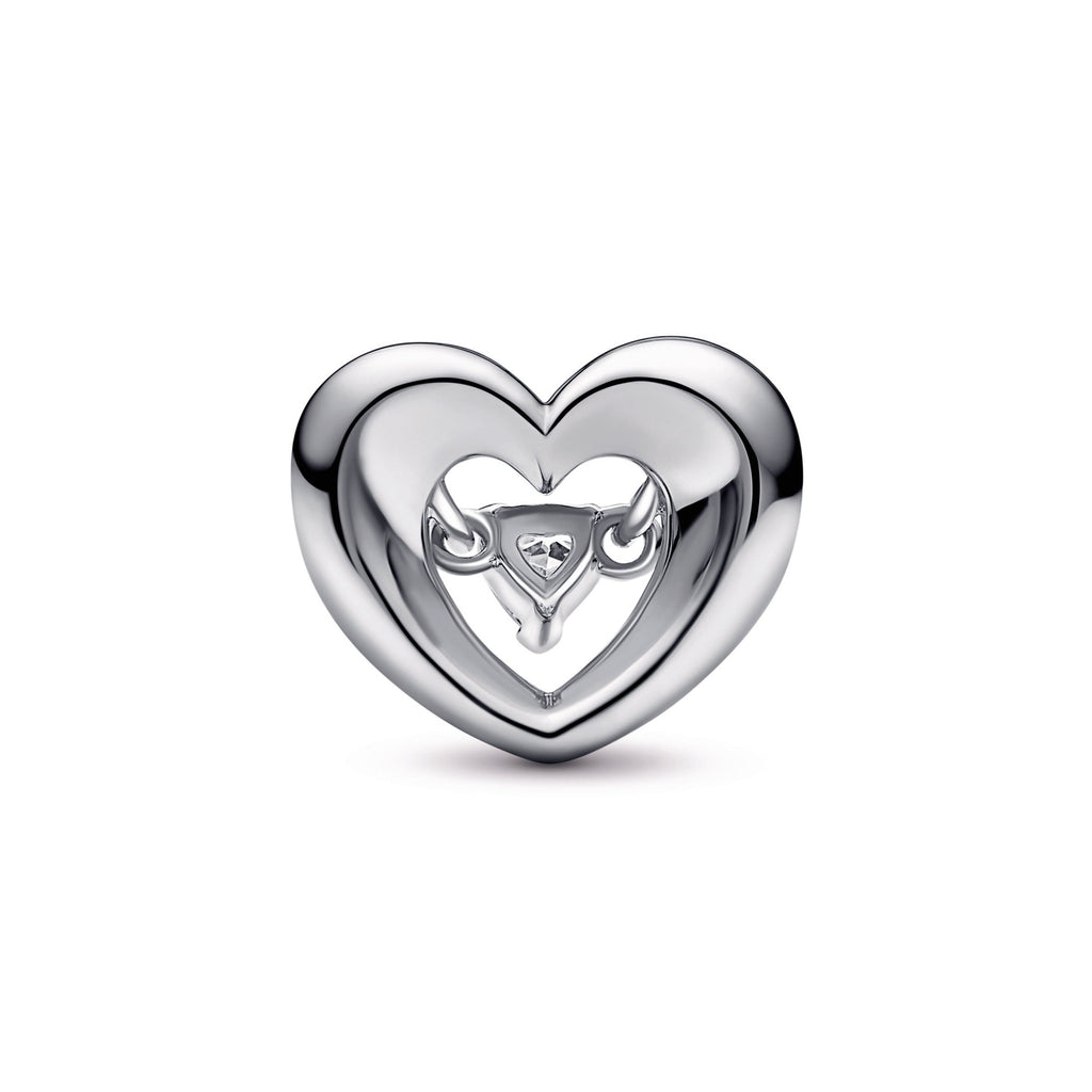 Pandora Radiant Heart & Floating Stone Charm