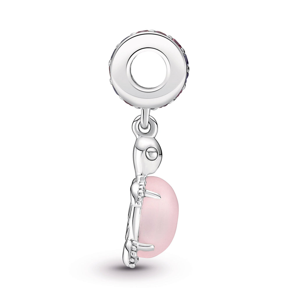 Pandora Murano Glass Pink Sea Turtle Dangle Charm