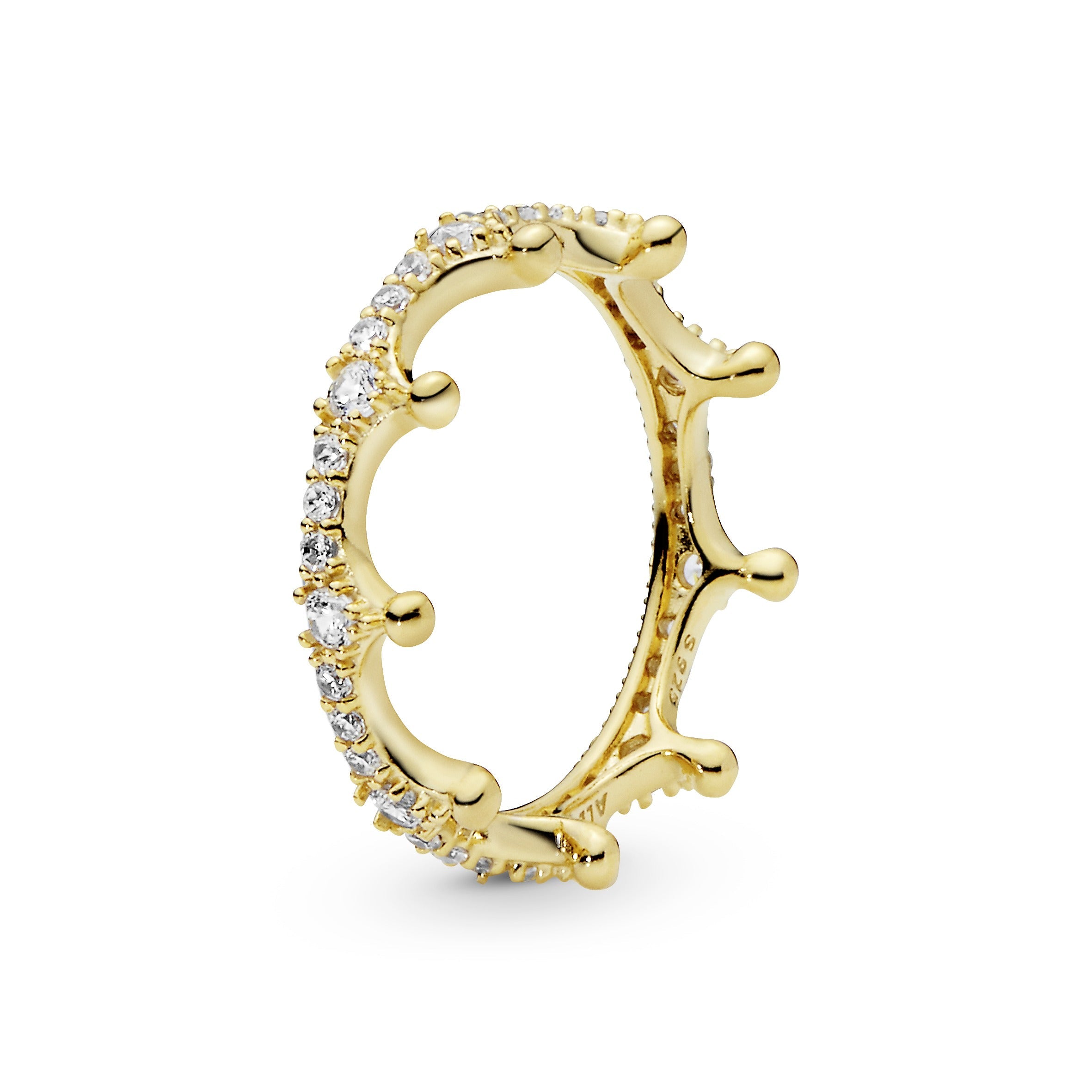 Pandora Clear Sparkling Crown Ring