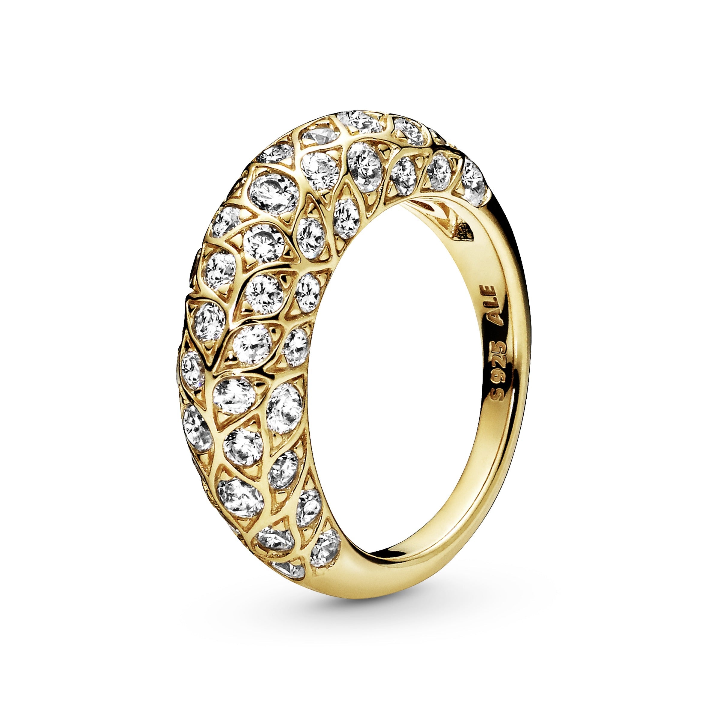 Pandora Sparkling Pattern Ring