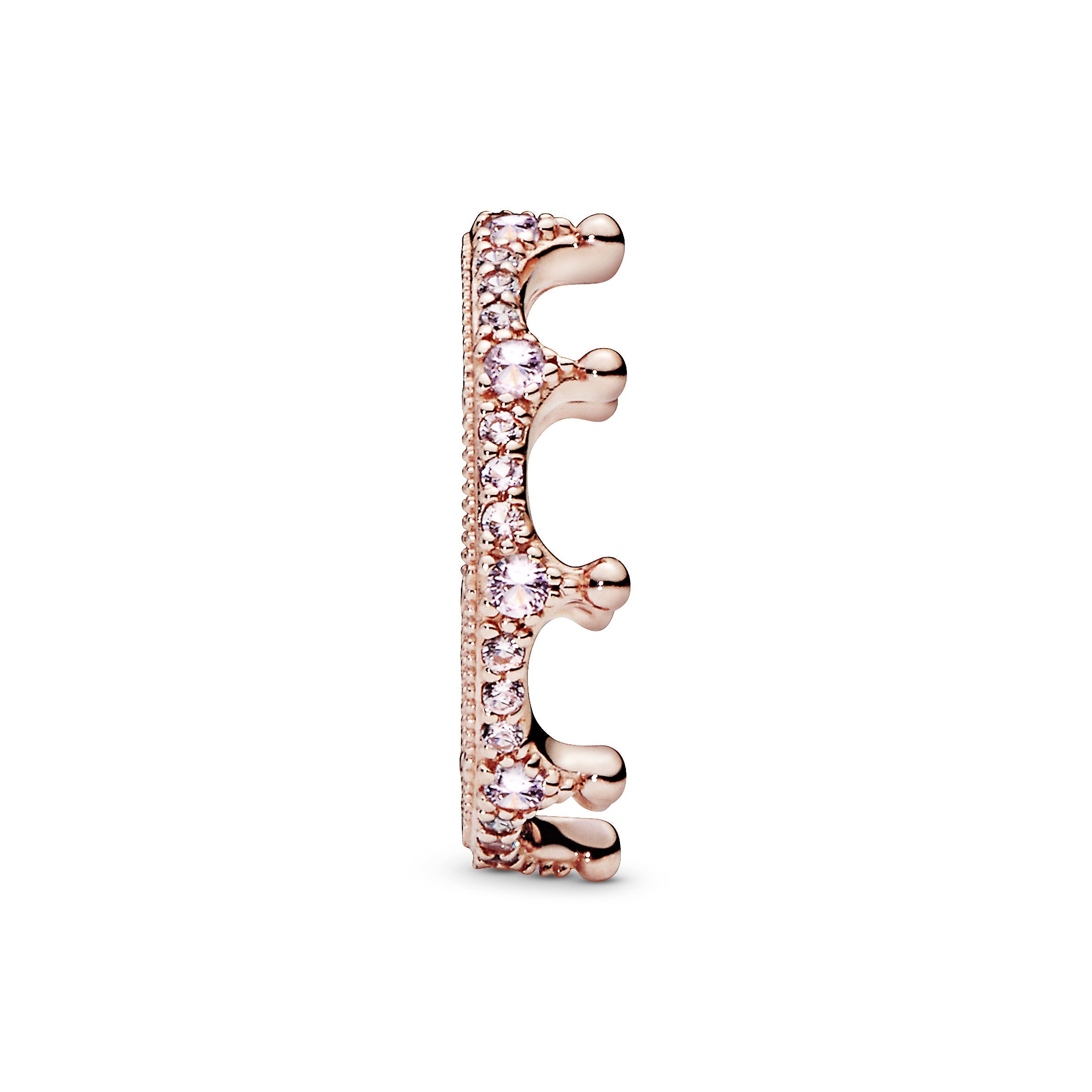 Pandora Pink Sparkling Crown Ring