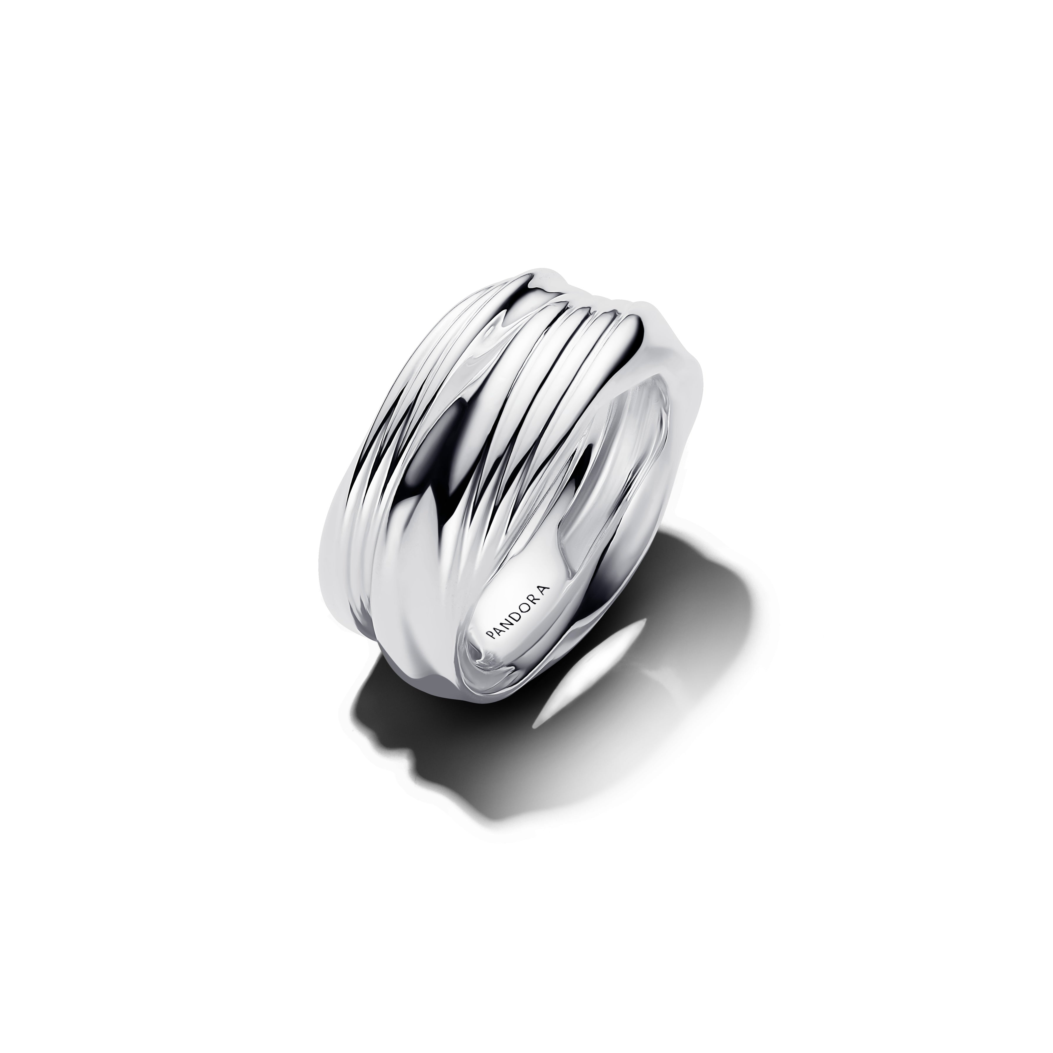 Pandora Twisted Double Ring