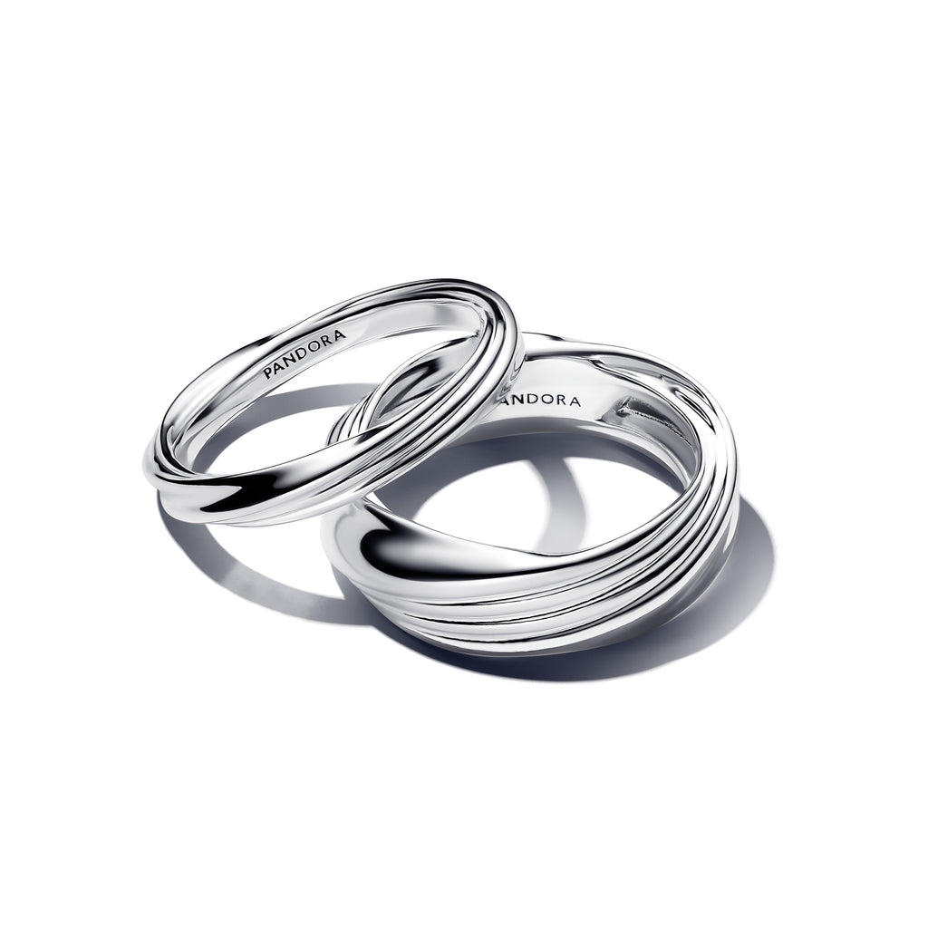 Pandora Twisted Double Ring