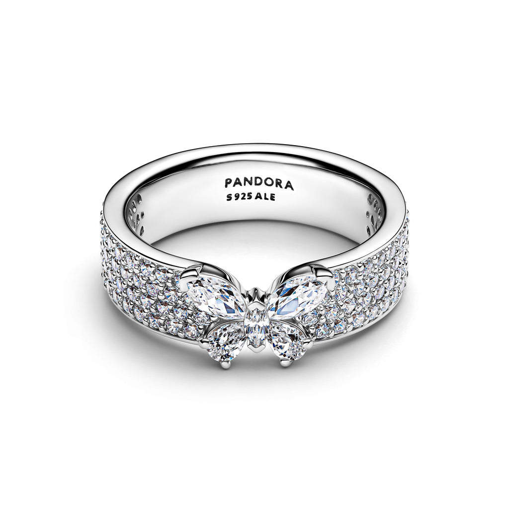 Pandora Sparkling Butterfly Bold Ring