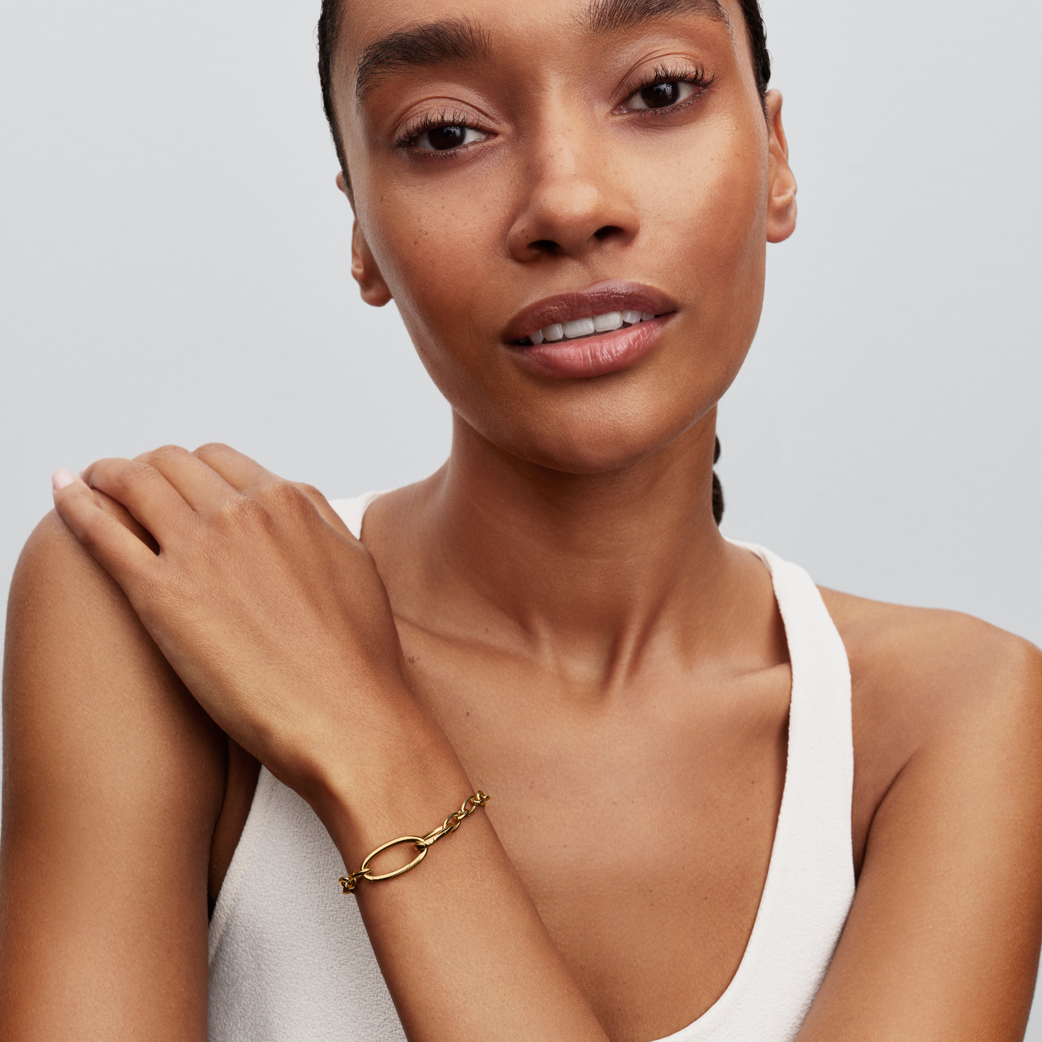 Pandora Openable Oval Link Chain Bracelet