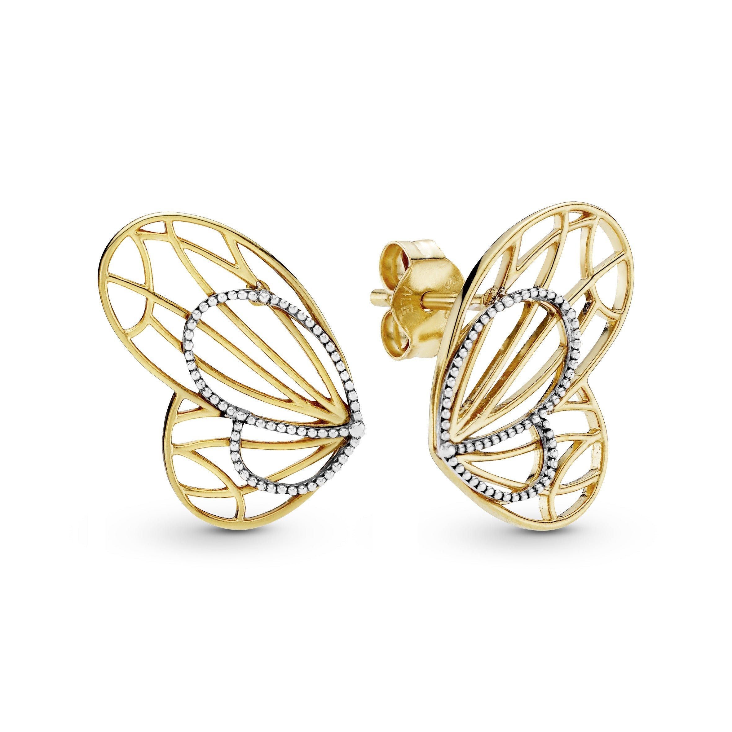 Pandora Openwork Butterfly Wing Stud earrings