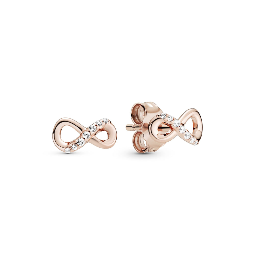Pandora Sparkling Infinity Stud Earrings