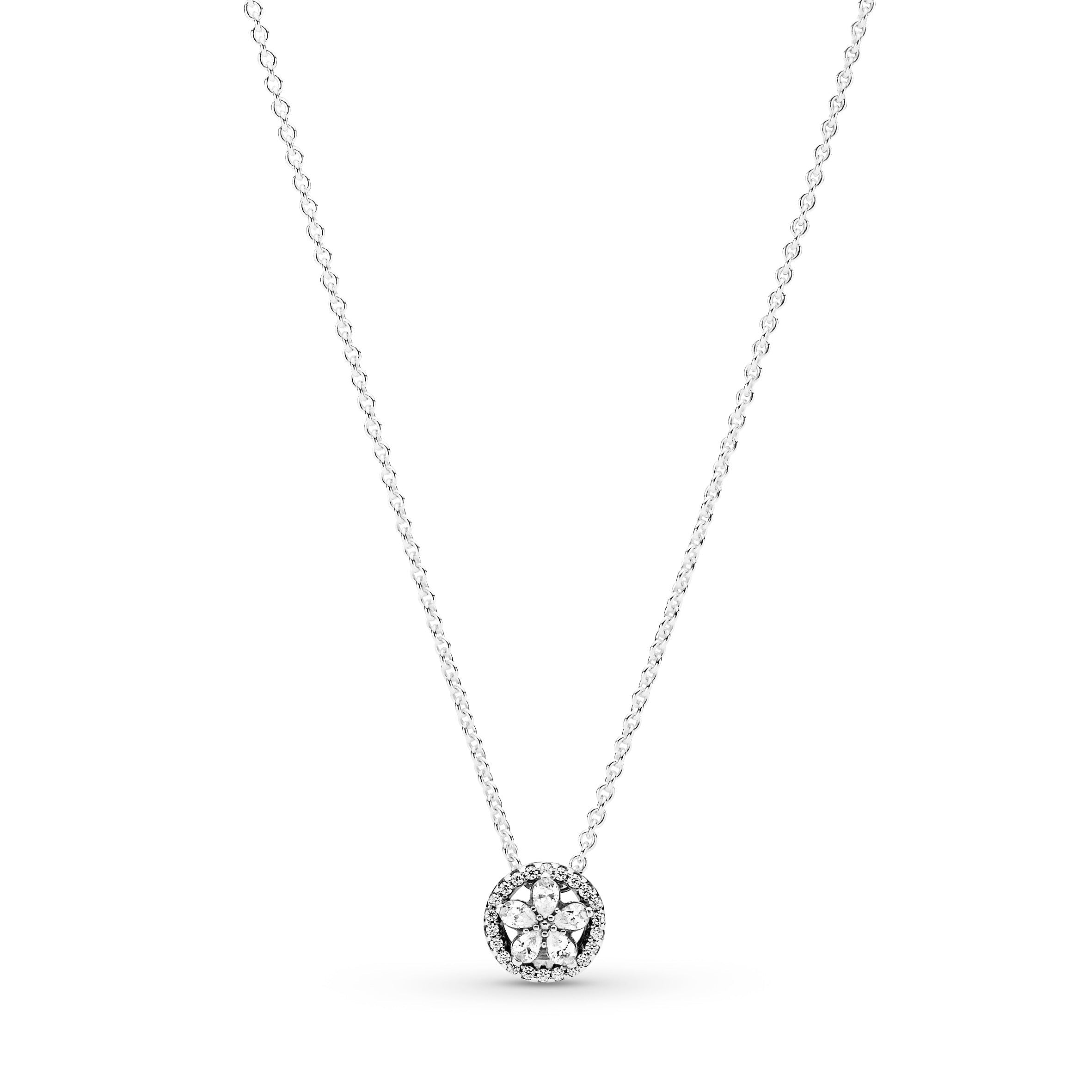 Pandora Sparkling Snowflake Necklace & Earring Gift Set