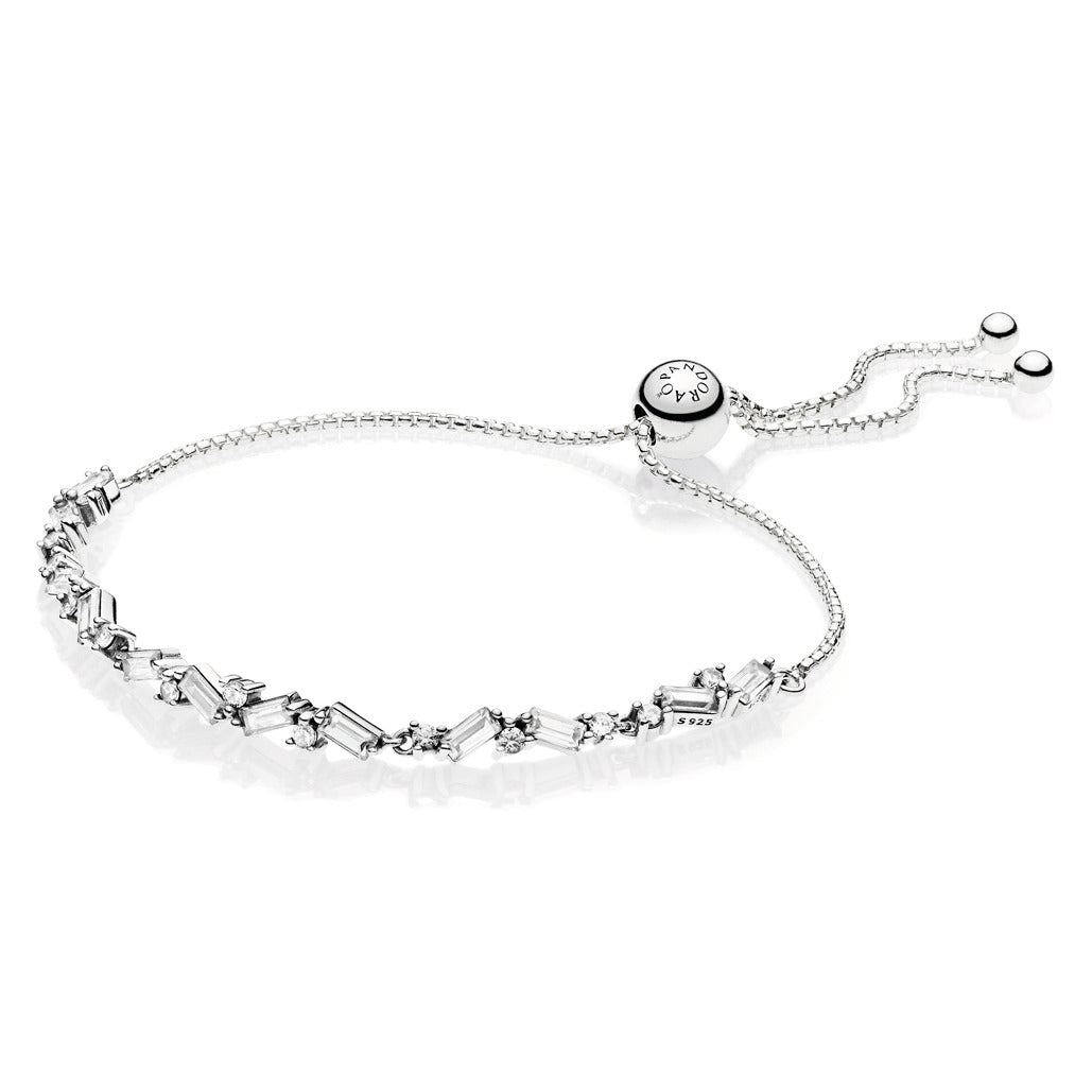 Pandora Sparkling Ice Cube Slider Tennis Bracelet