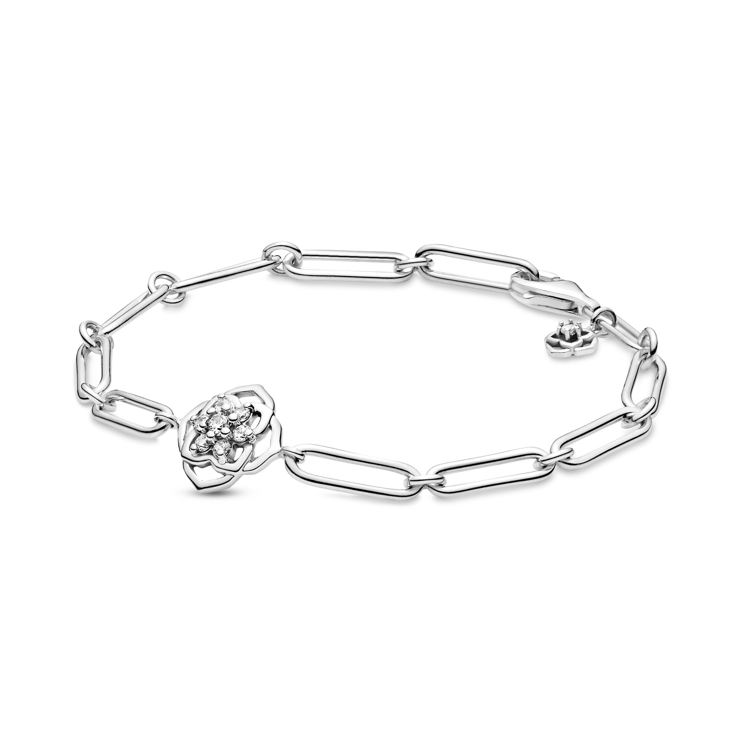 Pandora Rose Petals Link Bracelet