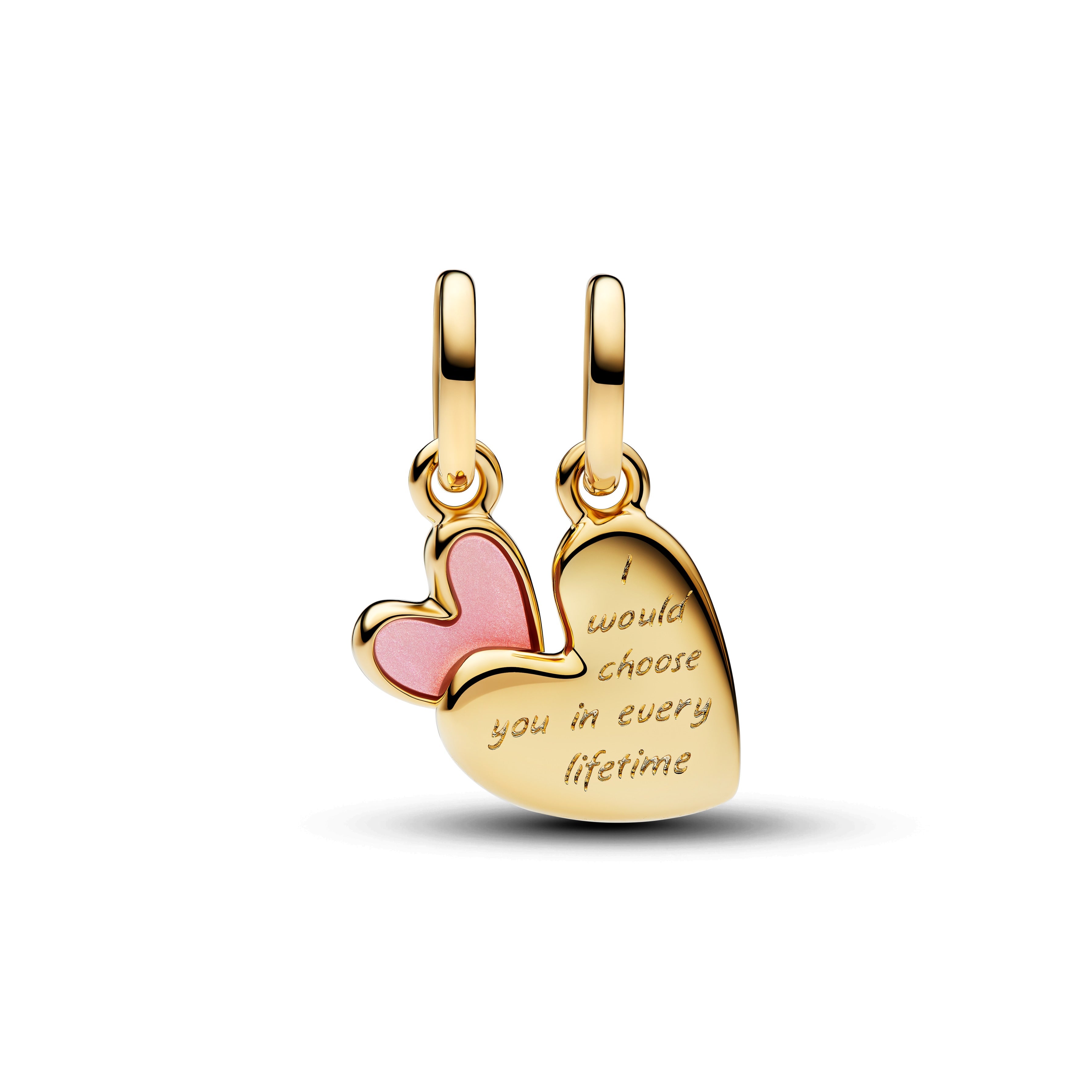 Pandora Pink Mother & Daughter Splittable Dangle Charm