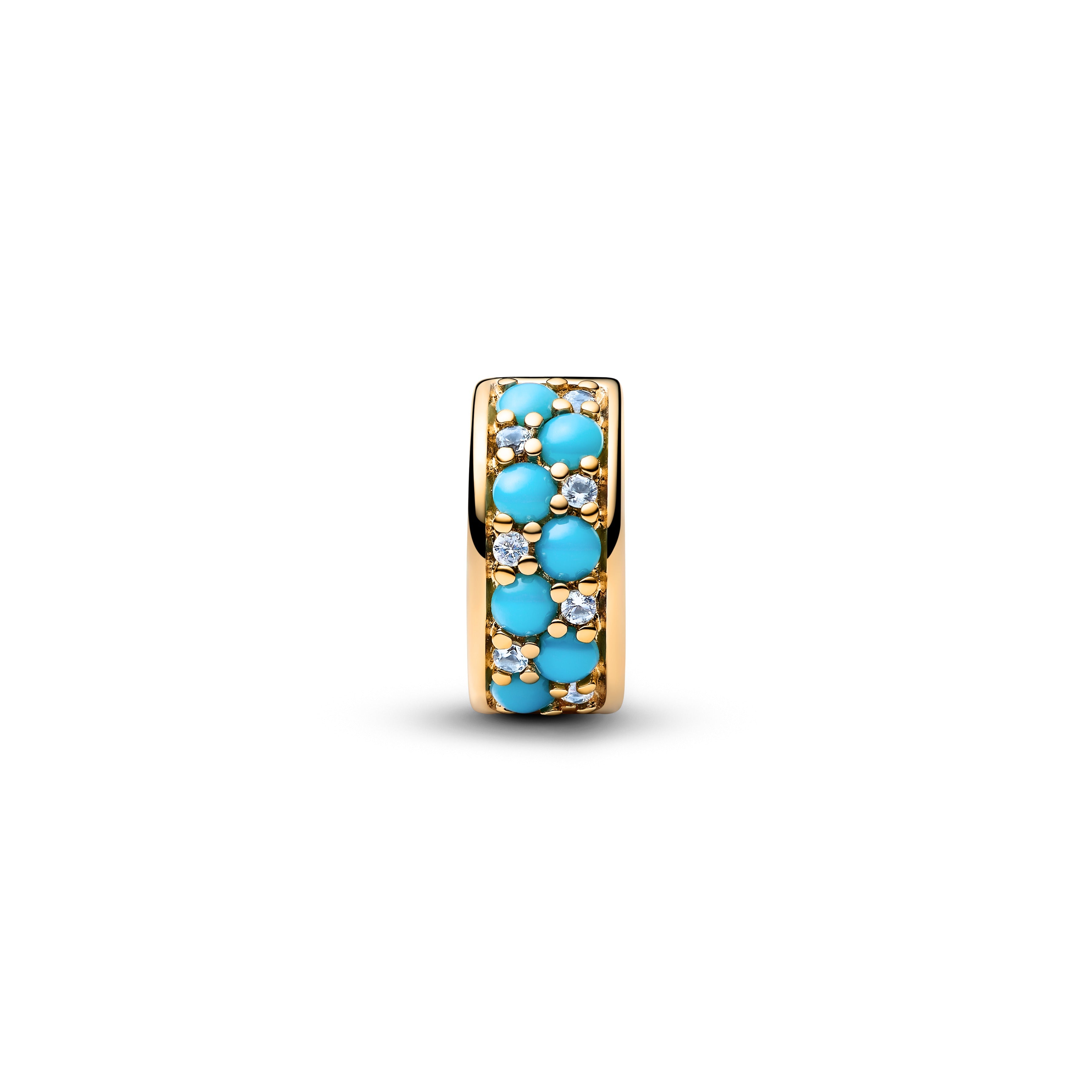 Pandora Aqua Blue Clip Charm