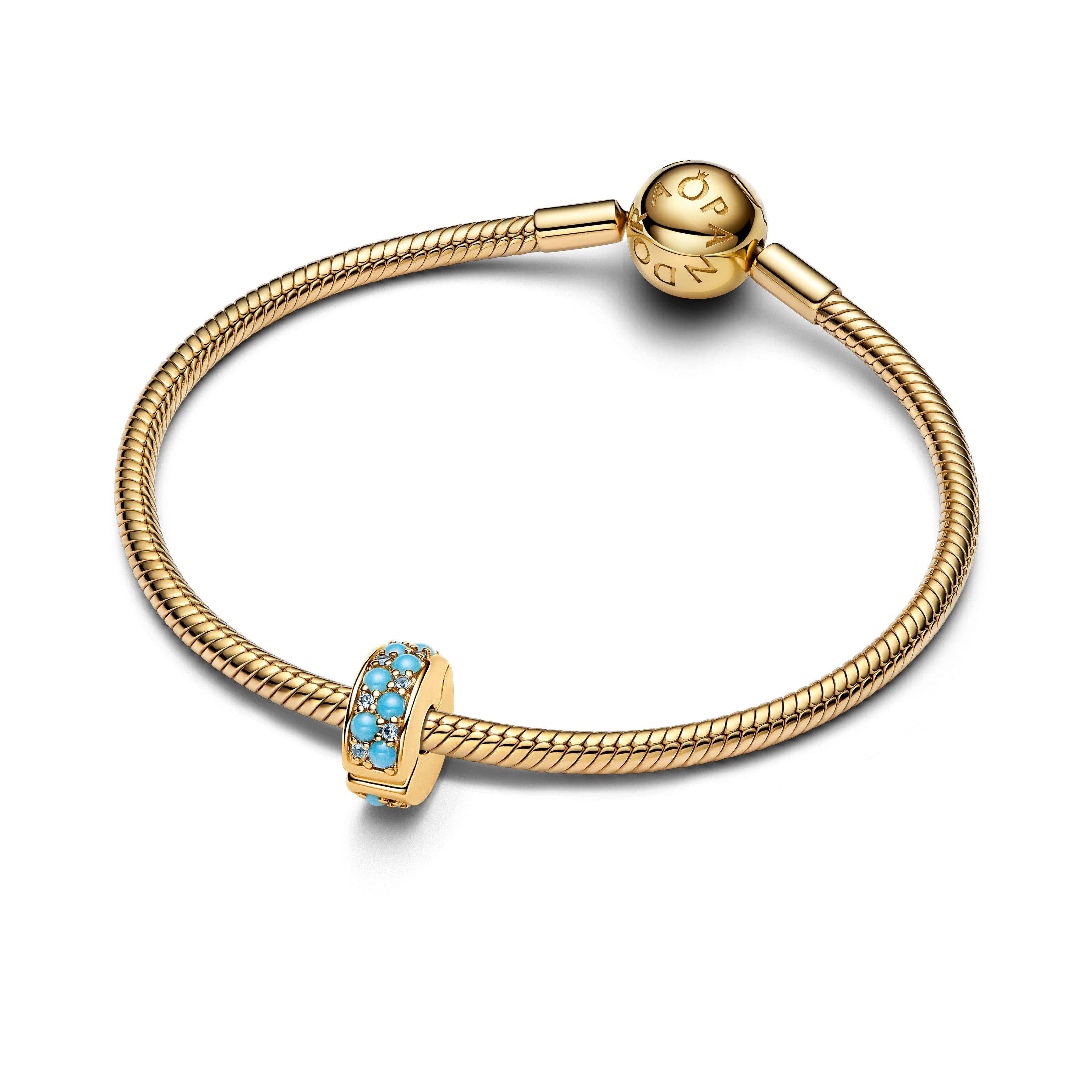 Pandora Aqua Blue Clip Charm