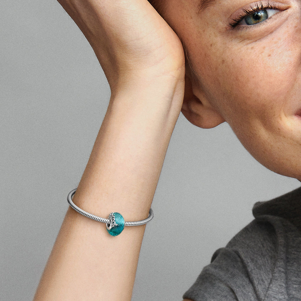 Pandora Faceted Murano Glass Friendship Charm