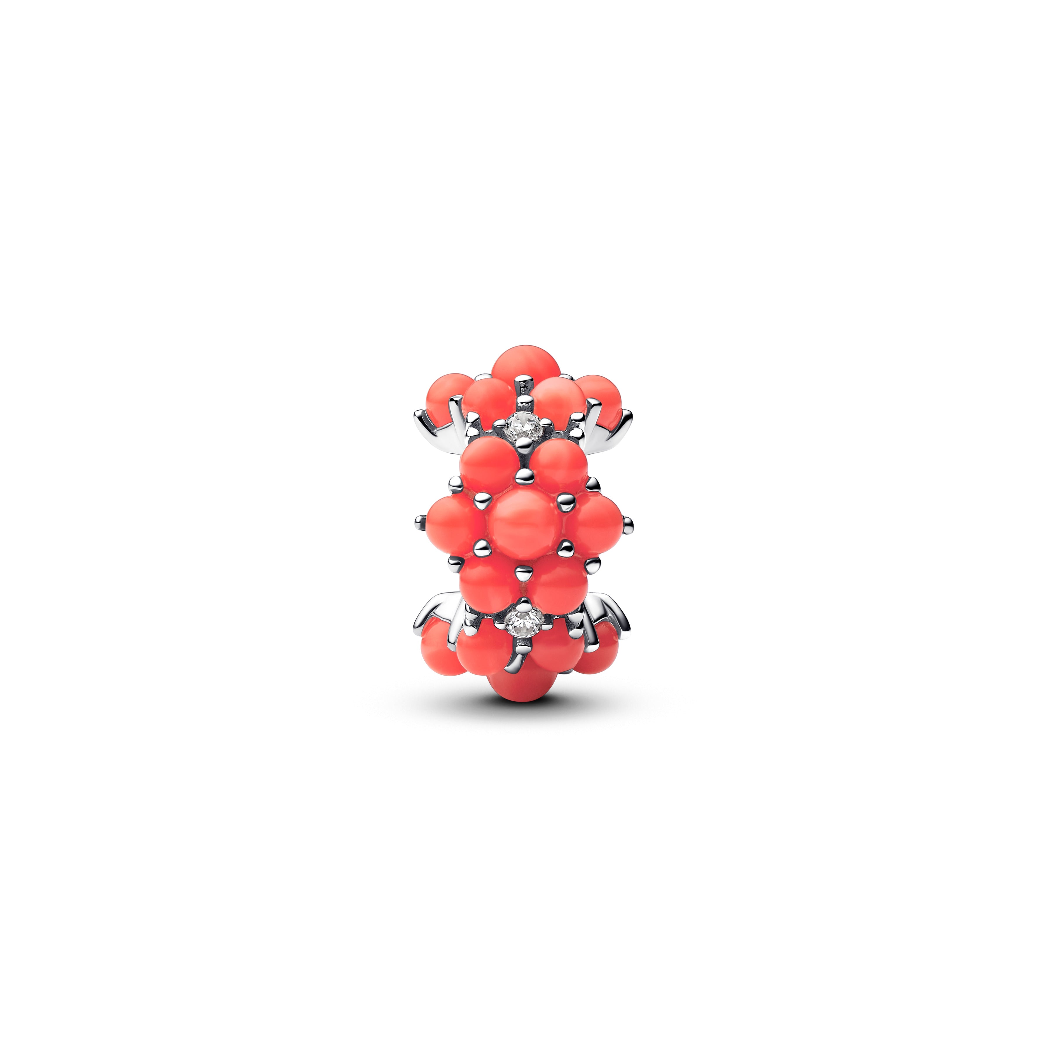 Pandora Coral-colored Ocean Charm