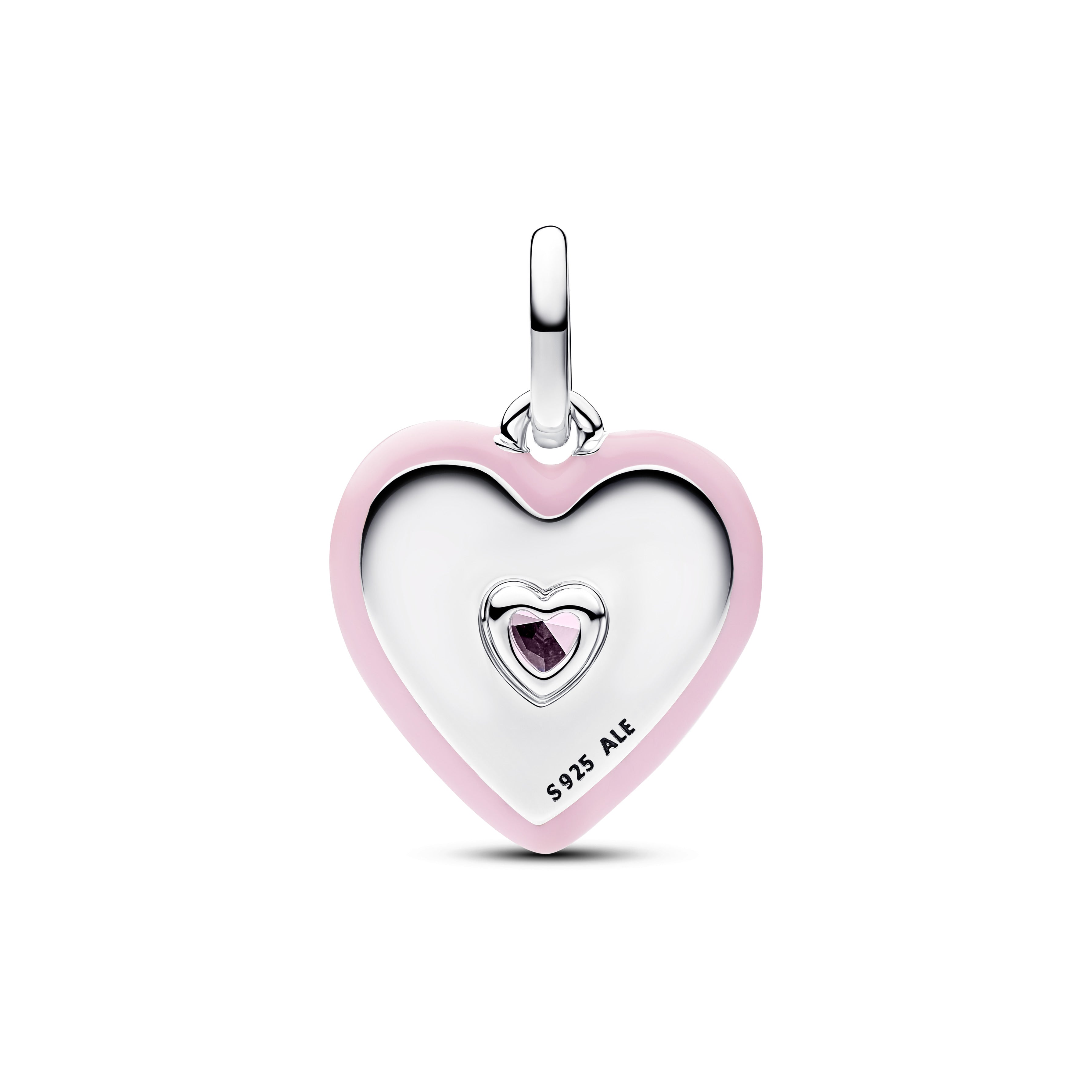 Pandora Radiating Pink Heart Medallion Charm