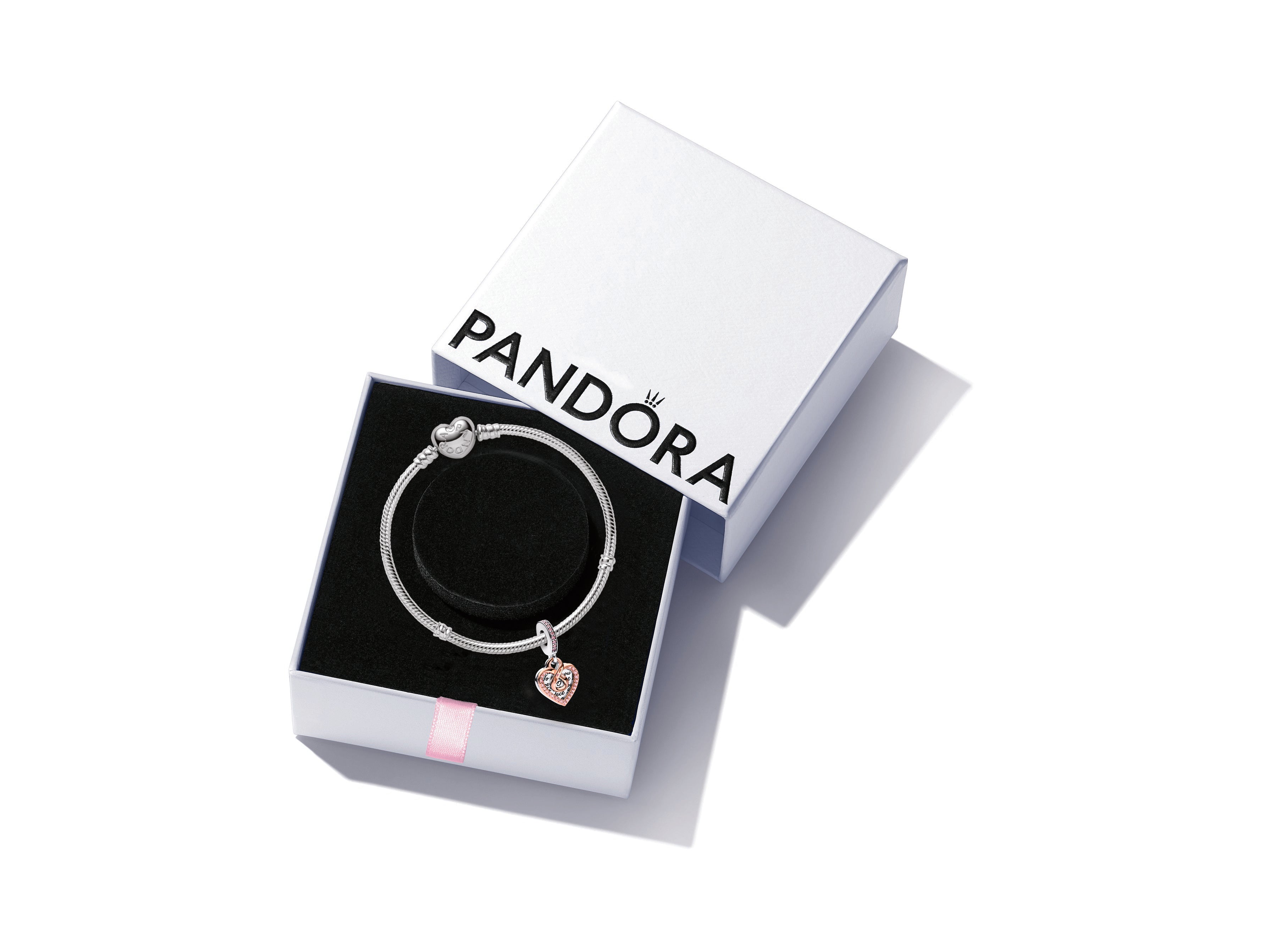 Pandora Double Dangle Mom Bracelet and Charm Gift Set